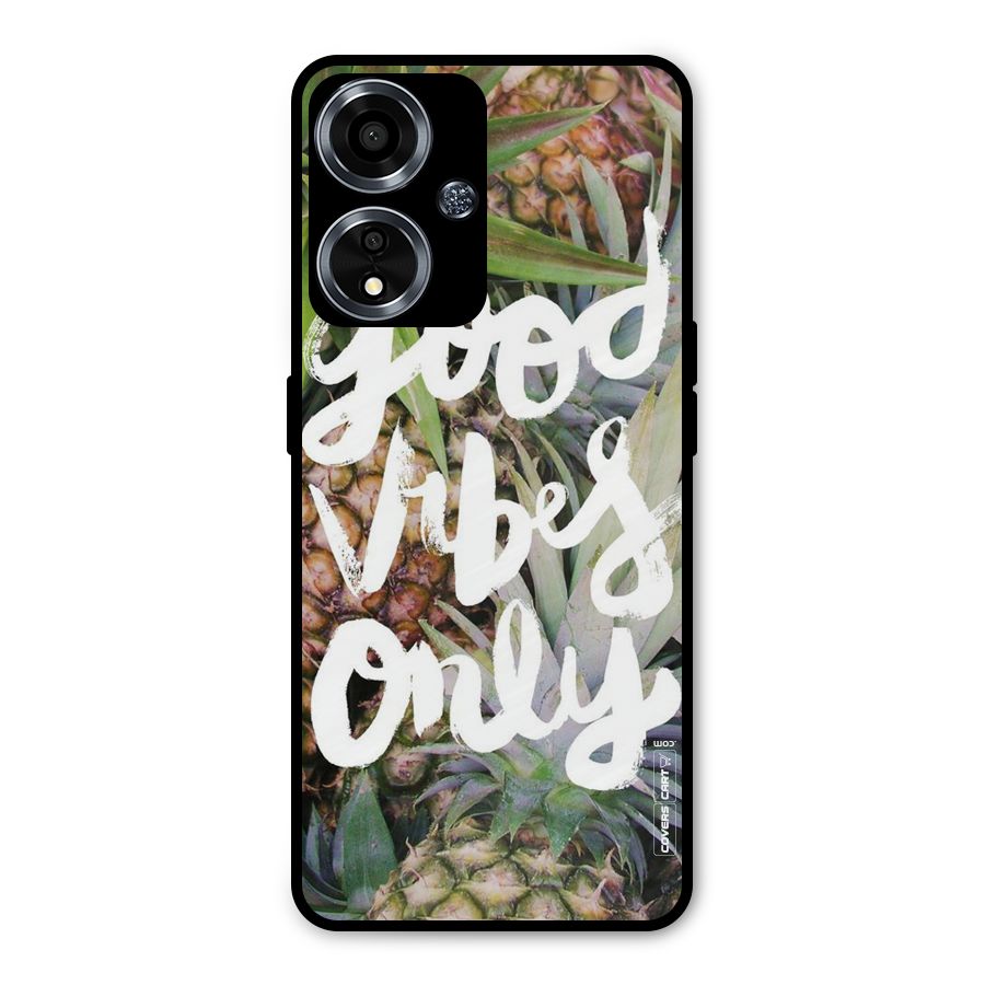 Forest Vibes Metal Back Case for Oppo A59