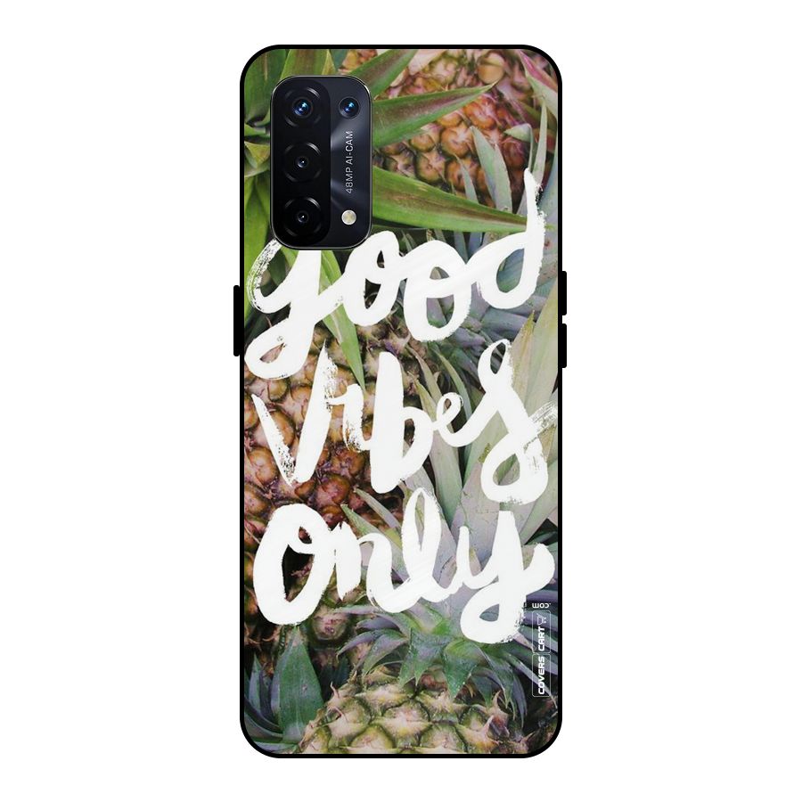 Forest Vibes Metal Back Case for Oppo A74 5G