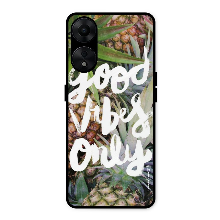 Forest Vibes Metal Back Case for Oppo A78 5G