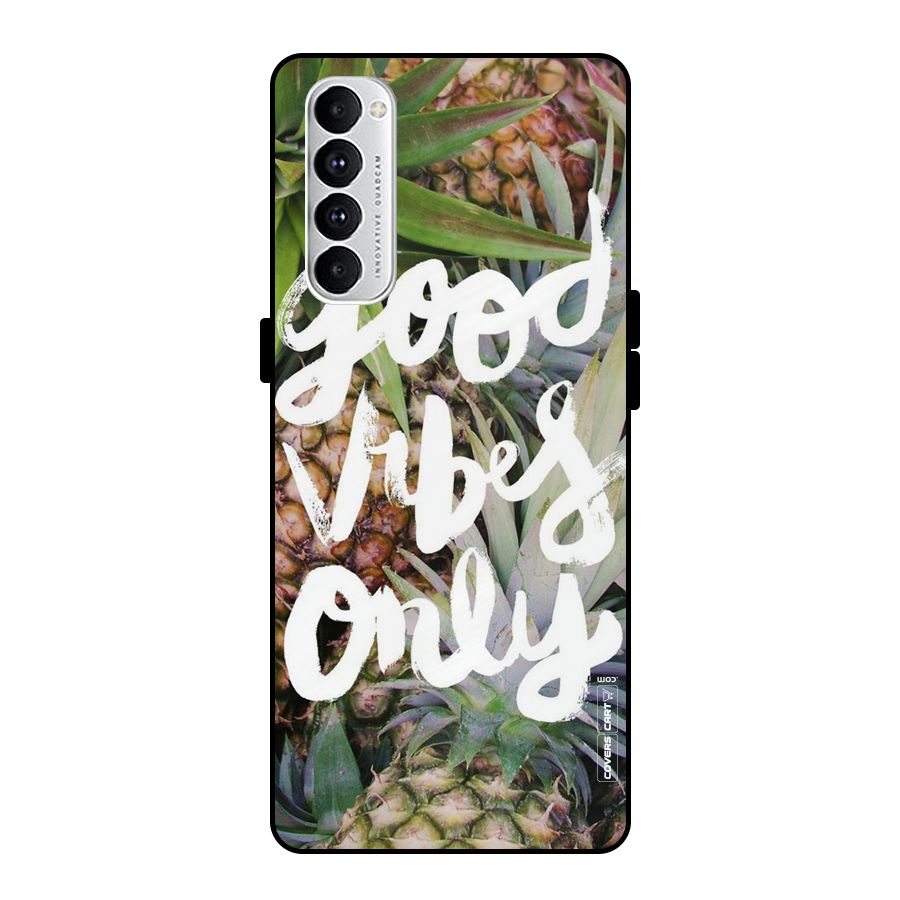 Forest Vibes Metal Back Case for Oppo Reno4 Pro