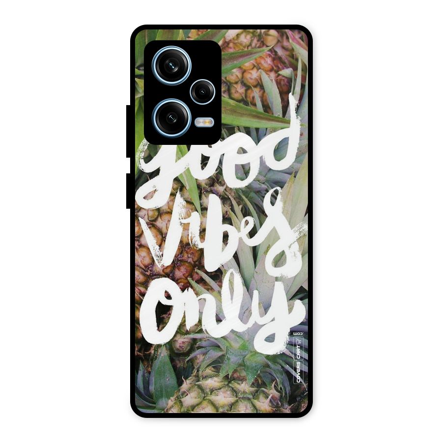 Forest Vibes Metal Back Case for Redmi Note 12 Pro