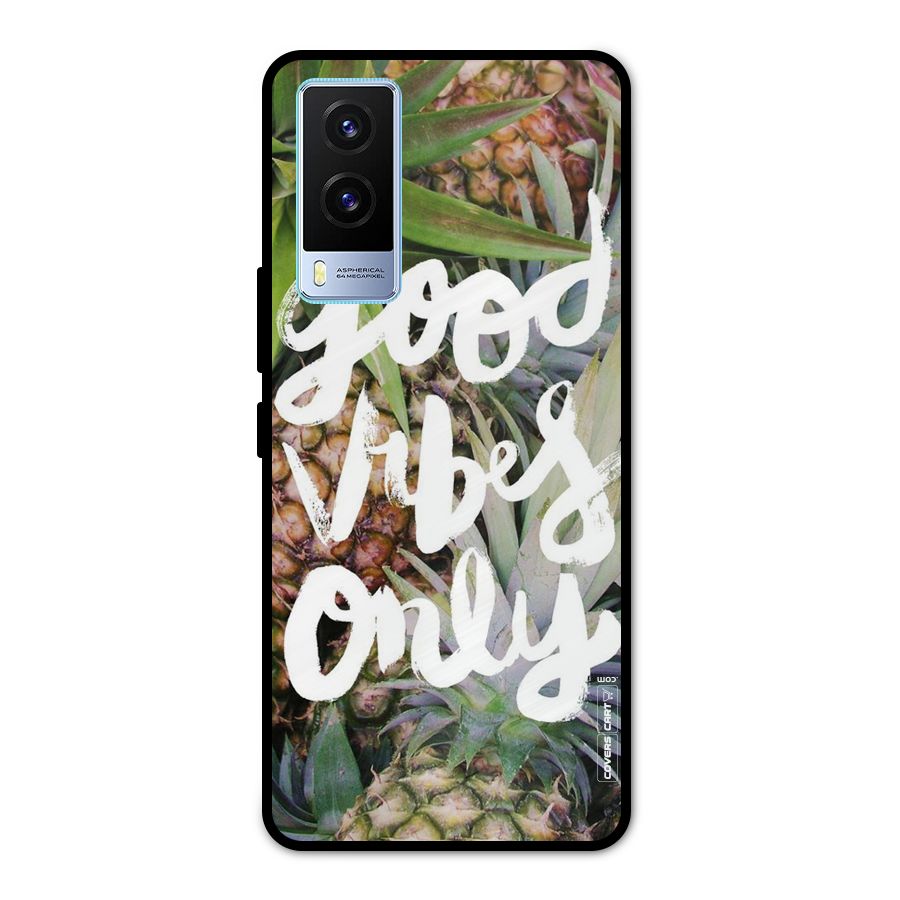 Forest Vibes Metal Back Case for Vivo V21e 5G