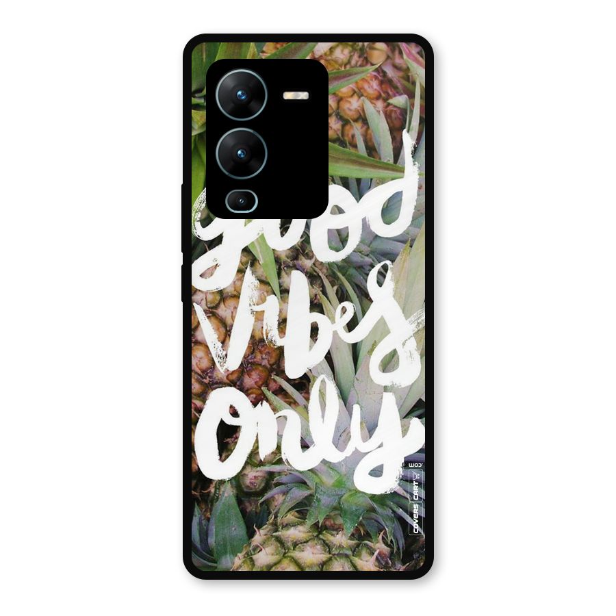Forest Vibes Metal Back Case for Vivo V25 Pro