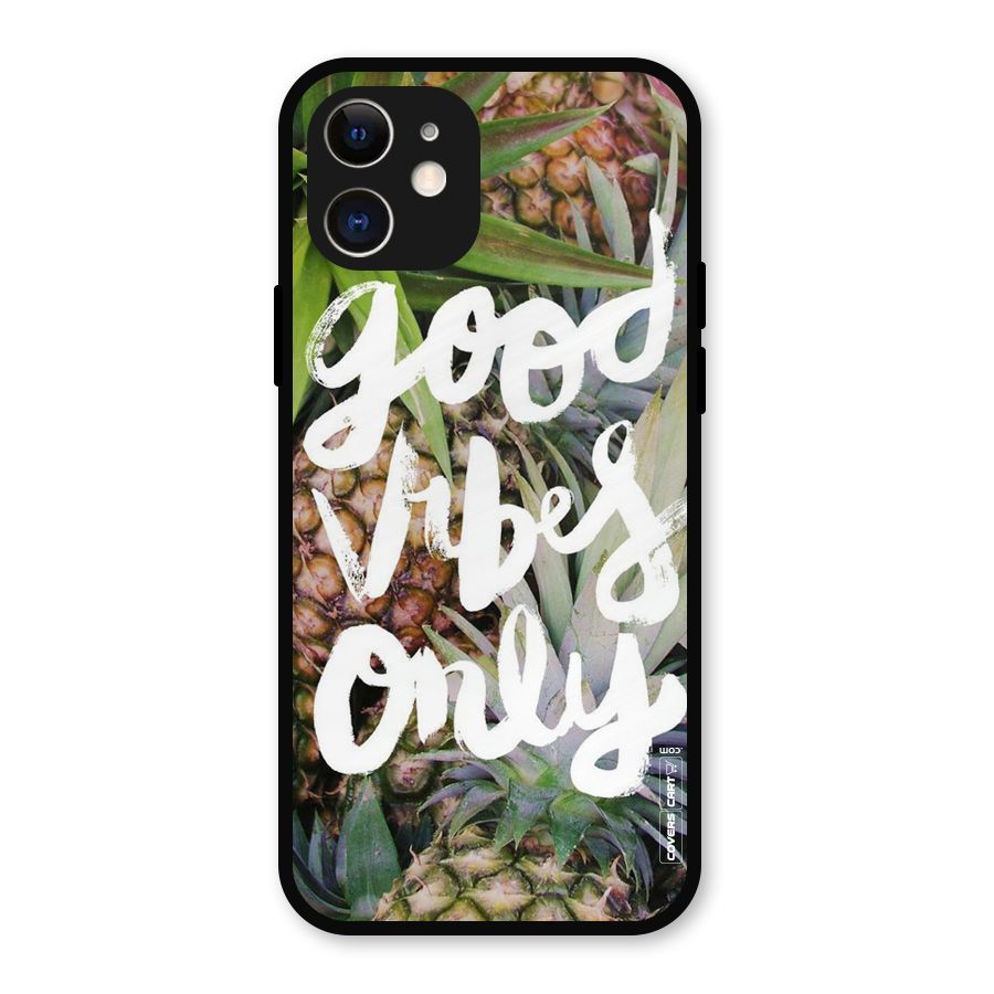 Forest Vibes Metal Back Case for iPhone 12