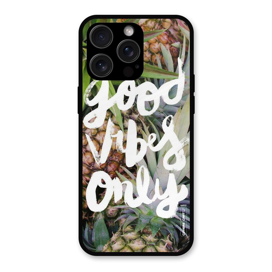 Forest Vibes Metal Back Case for iPhone 15 Pro Max