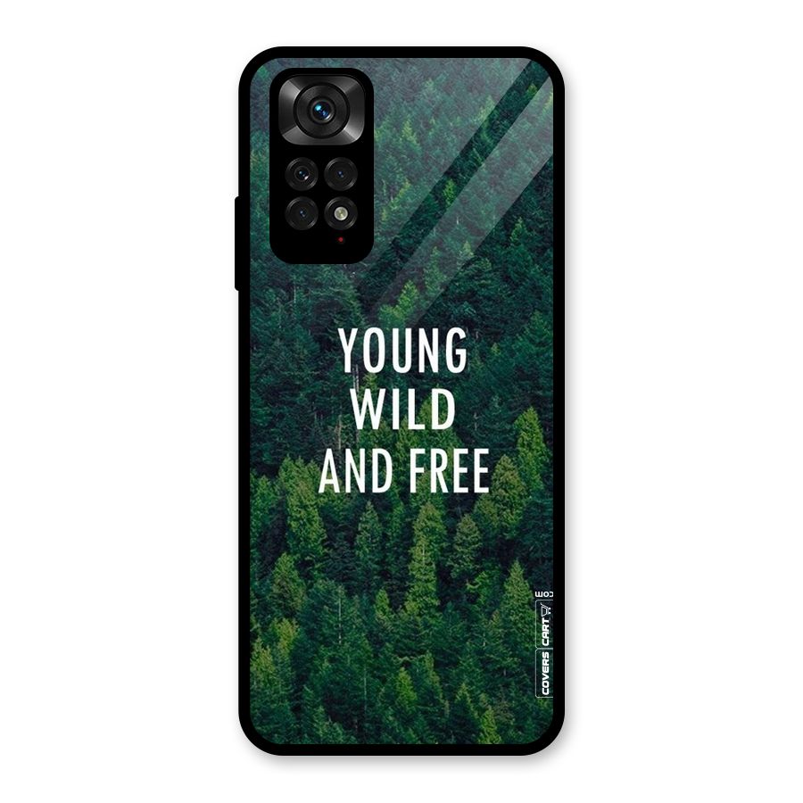 Forest Wanderlust Glass Back Case for Redmi Note 11S