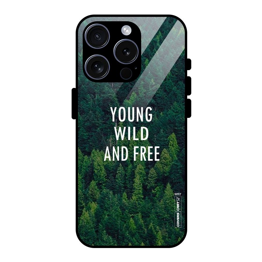 Forest Wanderlust Glass Back Case for iPhone 15 Pro