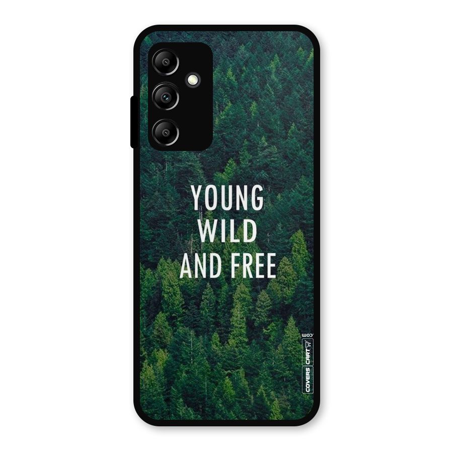Forest Wanderlust Metal Back Case for Galaxy A14 5G