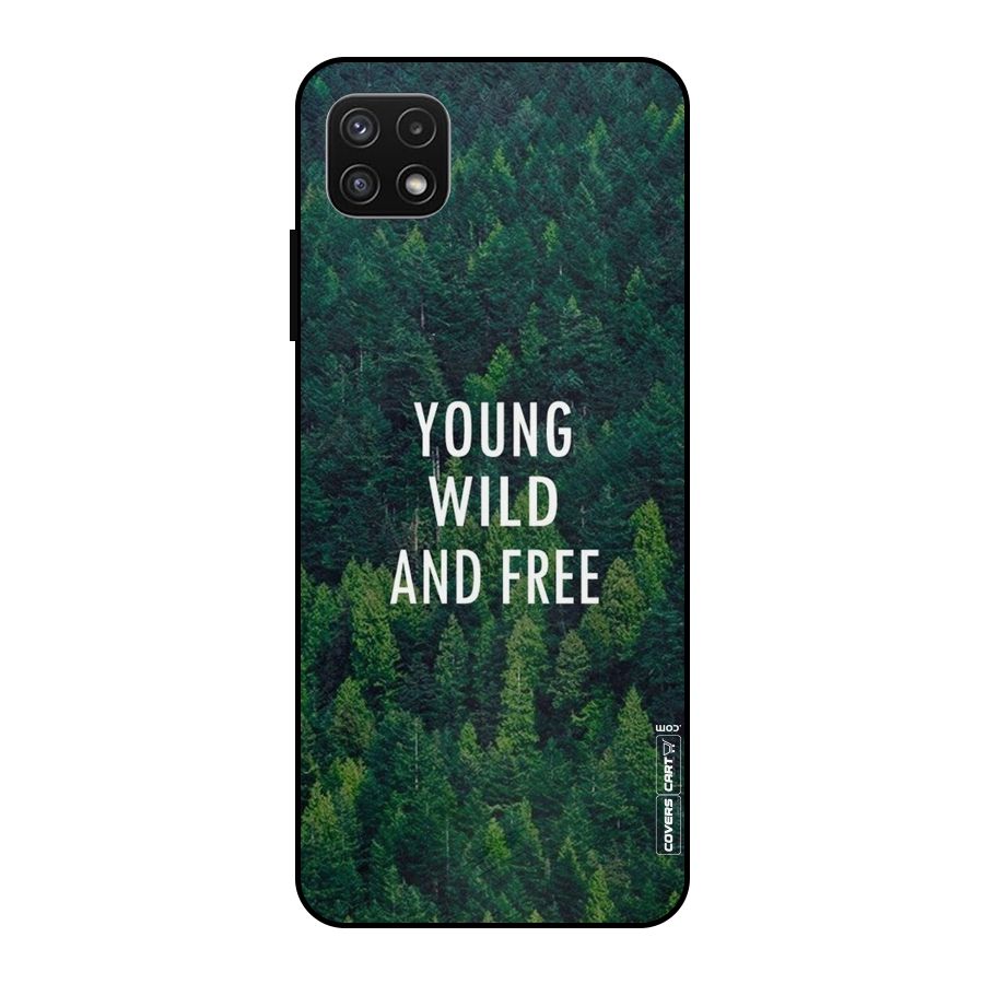 Forest Wanderlust Metal Back Case for Galaxy A22 5G