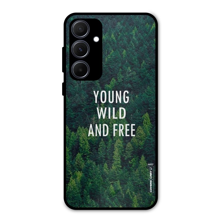 Forest Wanderlust Metal Back Case for Galaxy A35