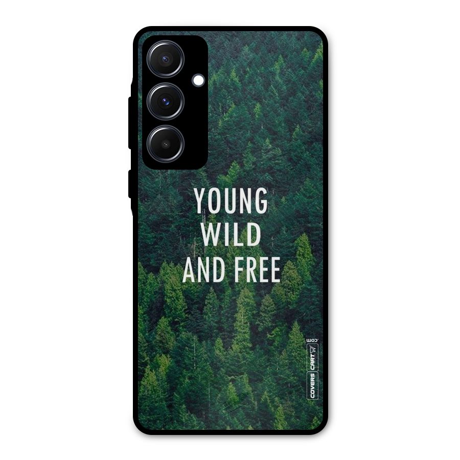 Forest Wanderlust Metal Back Case for Galaxy A55