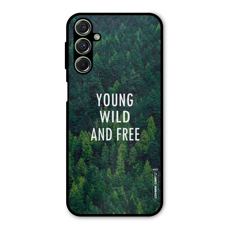 Forest Wanderlust Metal Back Case for Galaxy F34