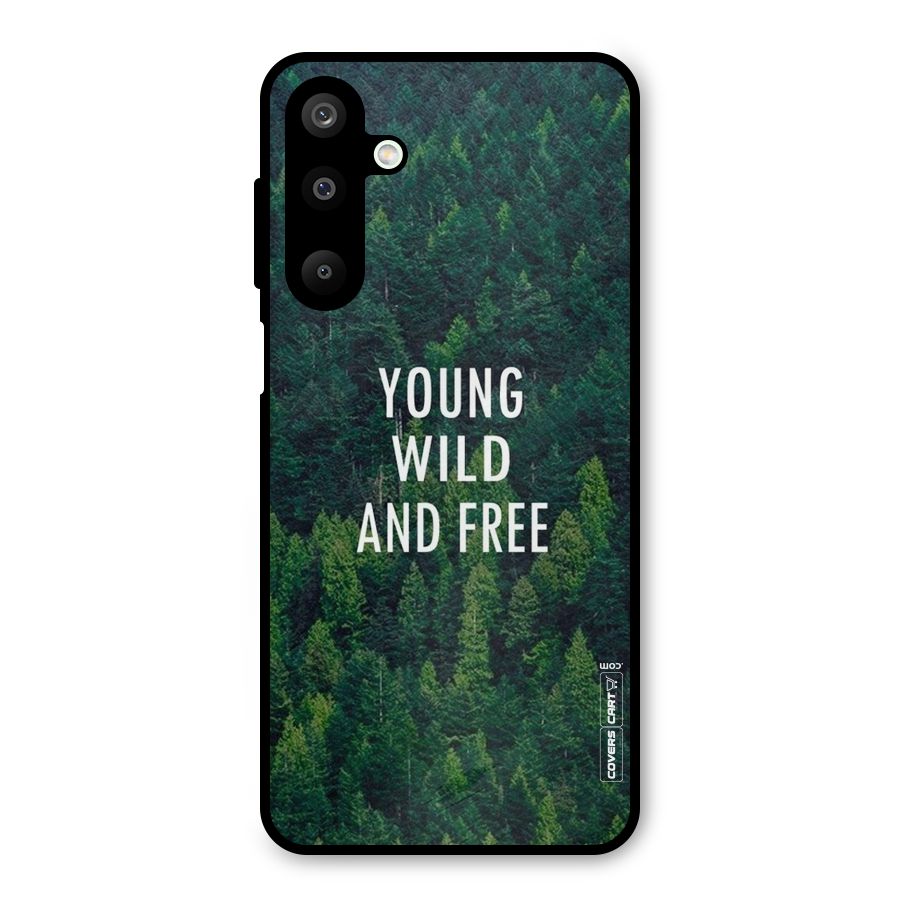 Forest Wanderlust Metal Back Case for Galaxy M16