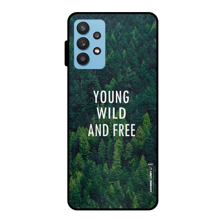 Forest Wanderlust Metal Back Case for Galaxy M32 5G
