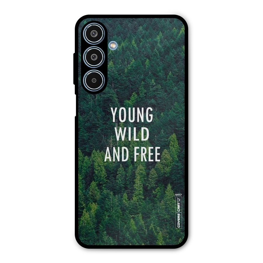 Forest Wanderlust Metal Back Case for Galaxy M35