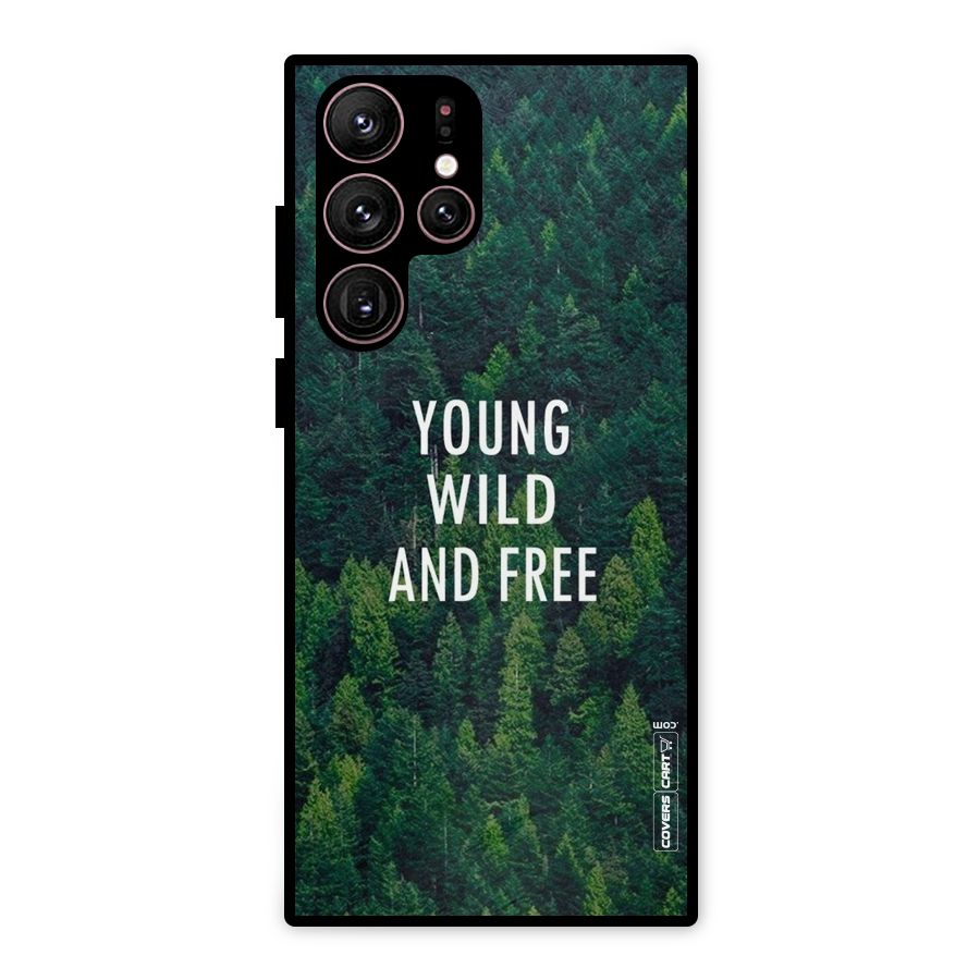 Forest Wanderlust Metal Back Case for Galaxy S22 Ultra 5G