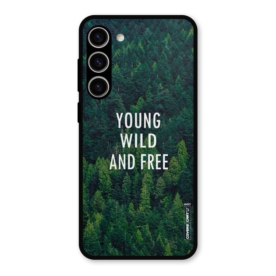 Forest Wanderlust Metal Back Case for Galaxy S23 Plus