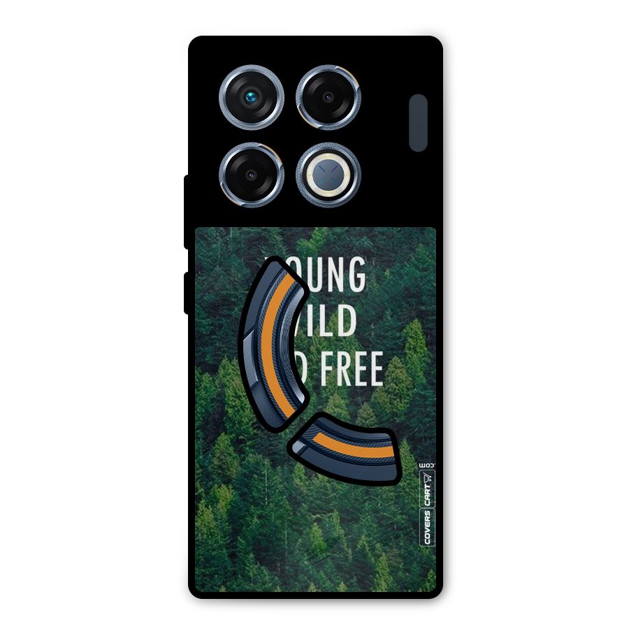 Forest Wanderlust Metal Back Case for Infinix GT 20 Pro