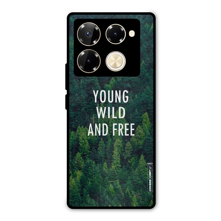 Forest Wanderlust Metal Back Case for Infinix Note 40 Pro
