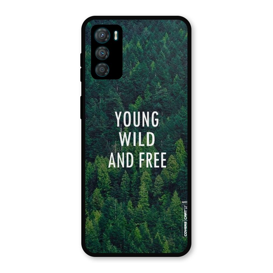 Forest Wanderlust Metal Back Case for Moto G42