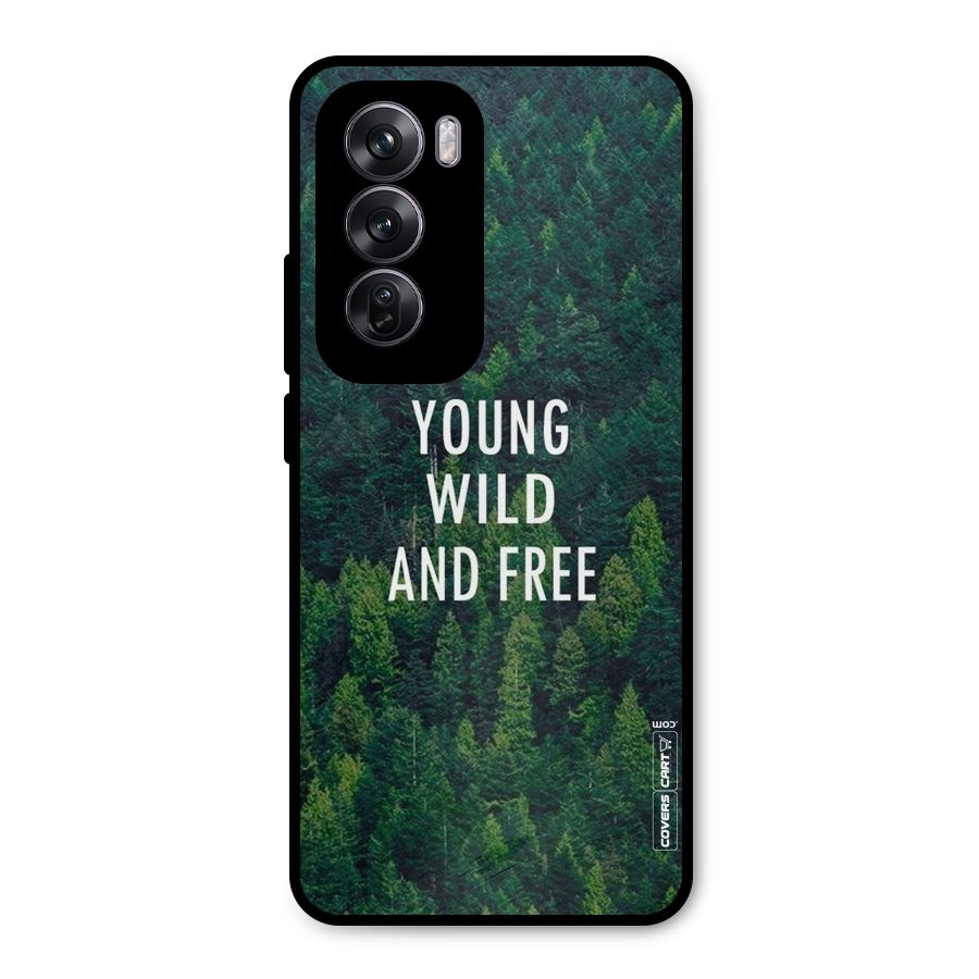 Forest Wanderlust Metal Back Case for Oppo Reno12 Pro