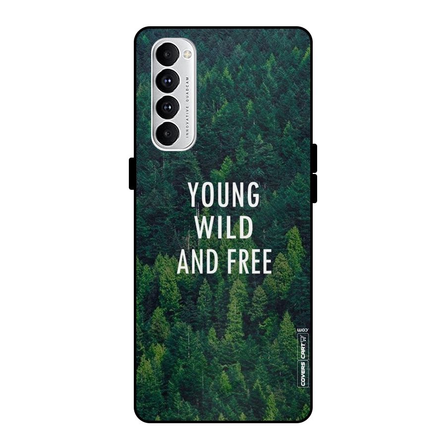 Forest Wanderlust Metal Back Case for Oppo Reno4 Pro