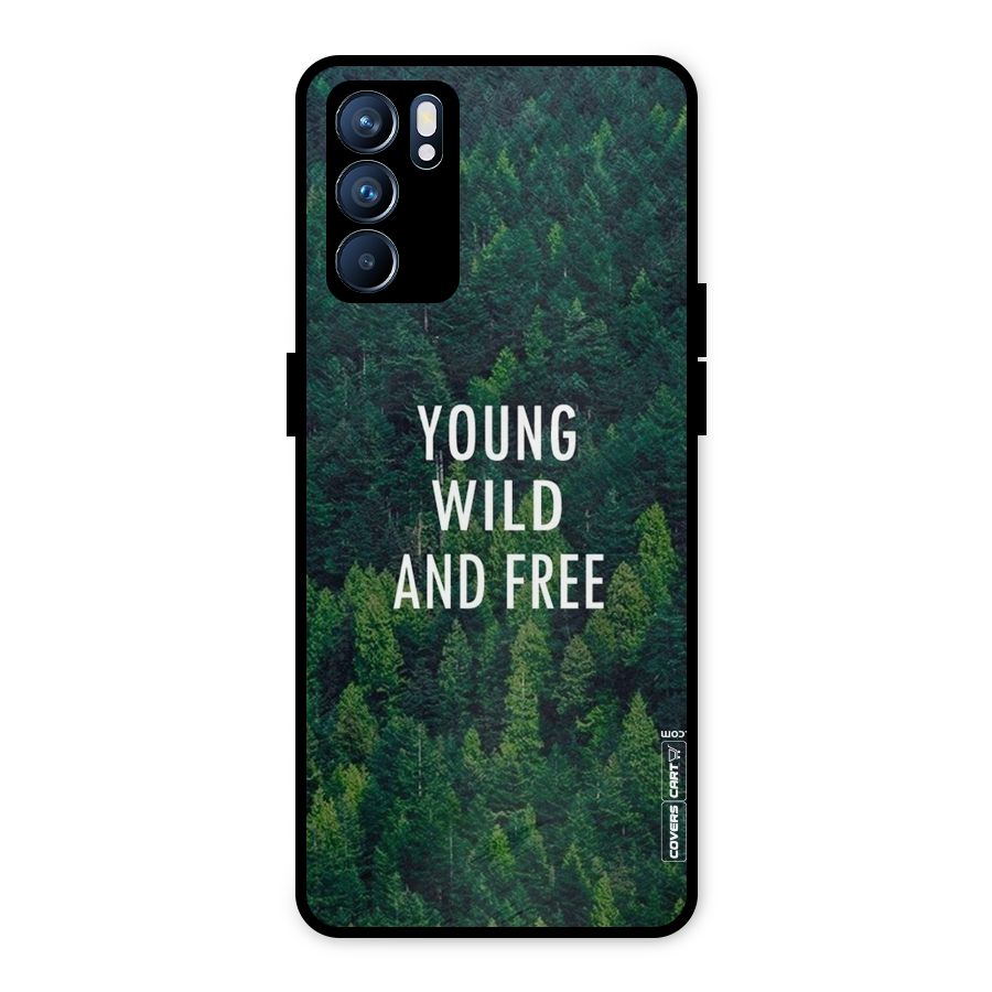 Forest Wanderlust Metal Back Case for Oppo Reno6 5G