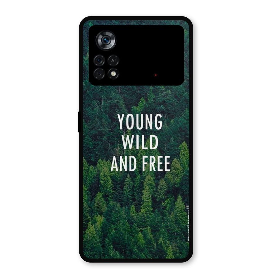 Forest Wanderlust Metal Back Case for Poco X4 Pro 5G
