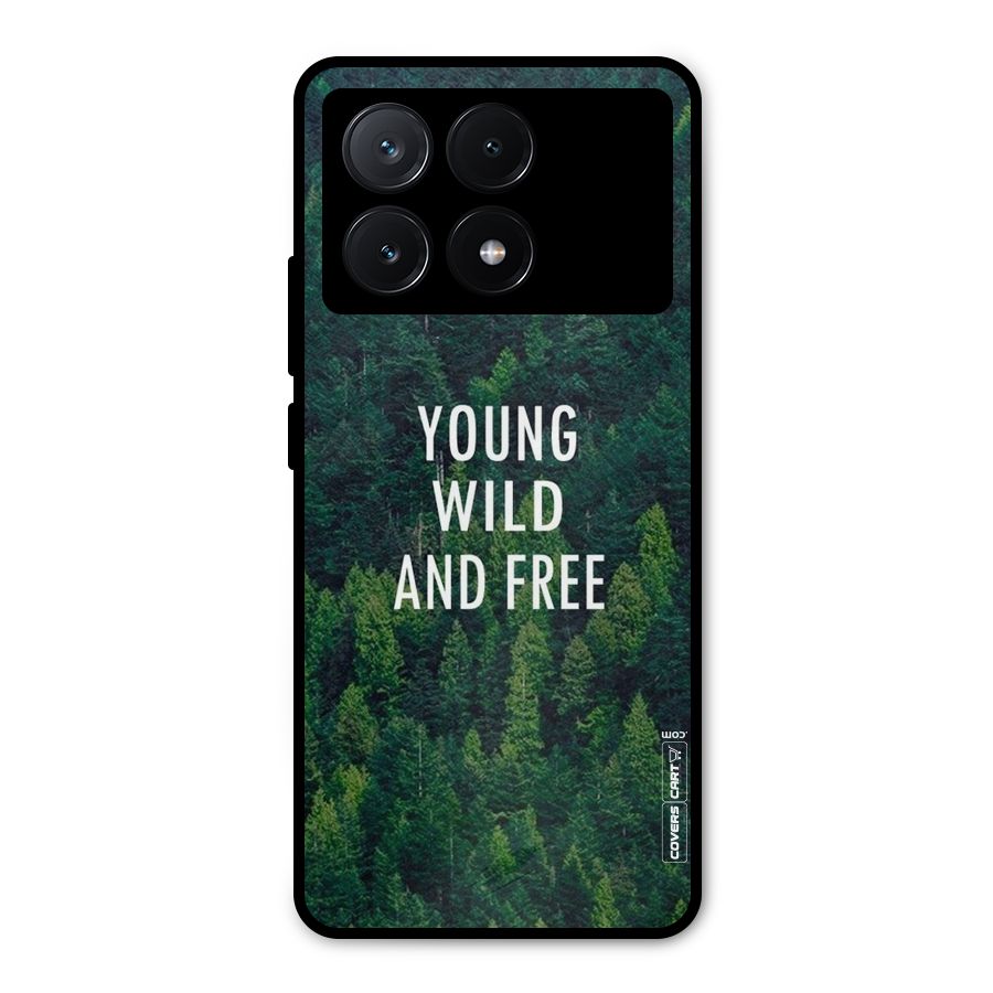 Forest Wanderlust Metal Back Case for Poco X6 Pro