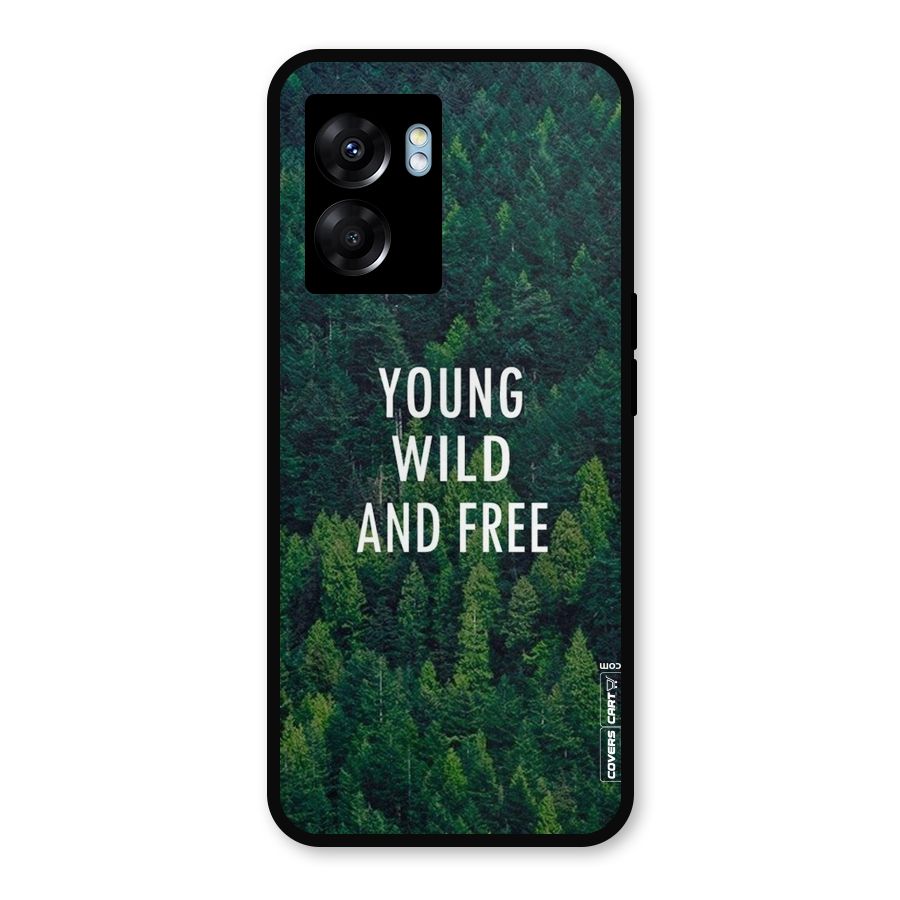 Forest Wanderlust Metal Back Case for Realme Narzo 50 5G