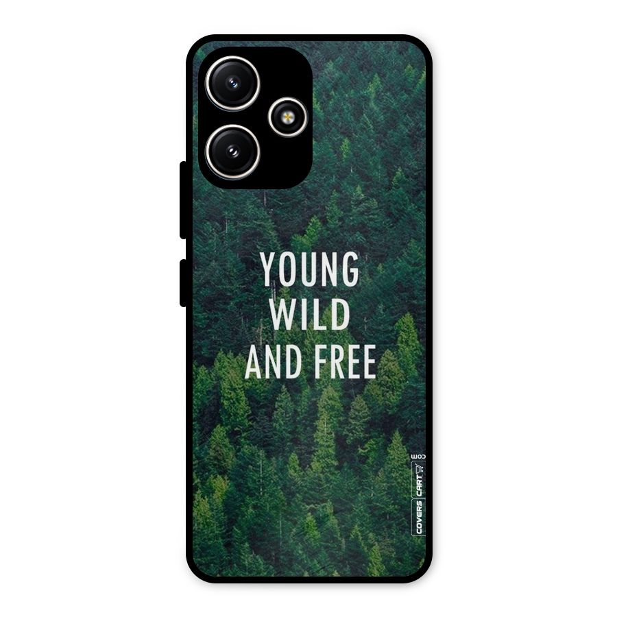 Forest Wanderlust Metal Back Case for Redmi 12 5G