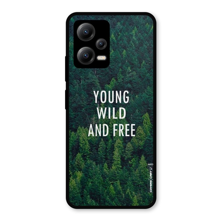 Forest Wanderlust Metal Back Case for Redmi Note 12 5G
