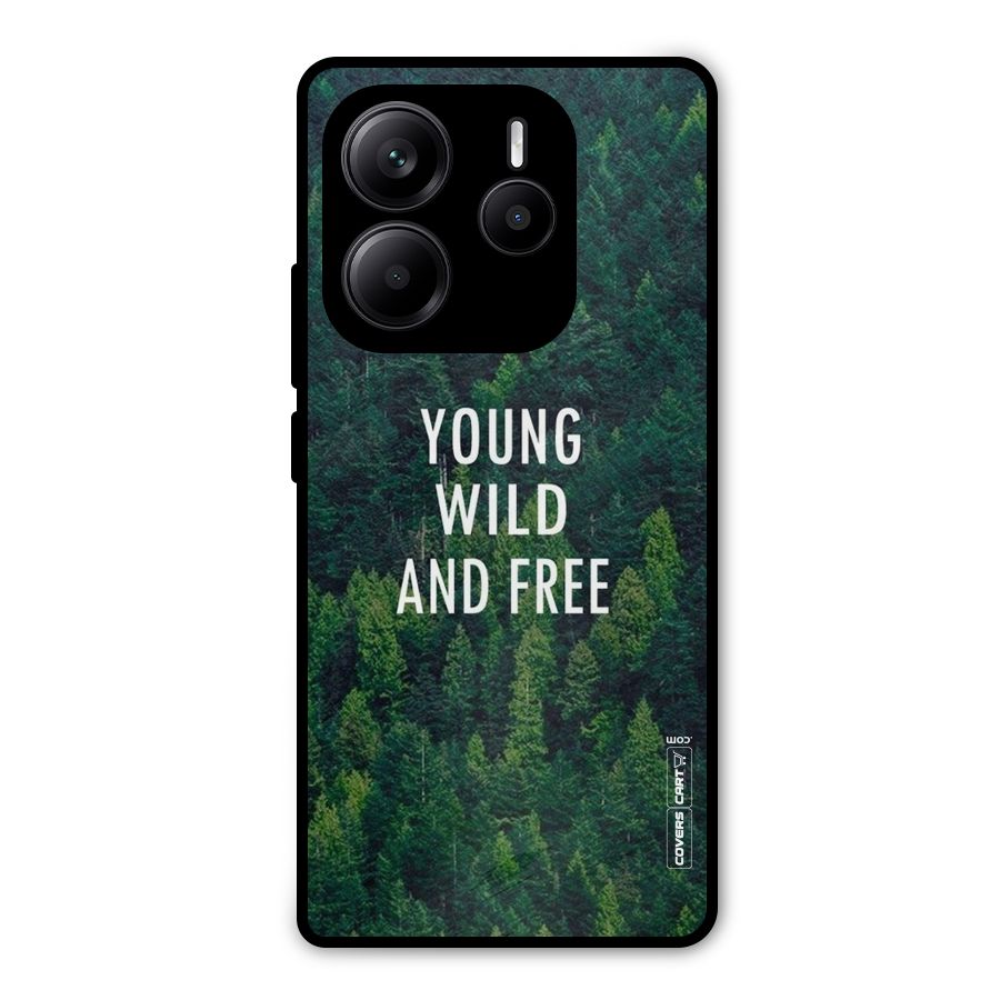Forest Wanderlust Metal Back Case for Redmi Note 14 5G