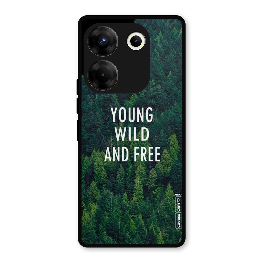 Forest Wanderlust Metal Back Case for Tecno Camon 20 Pro