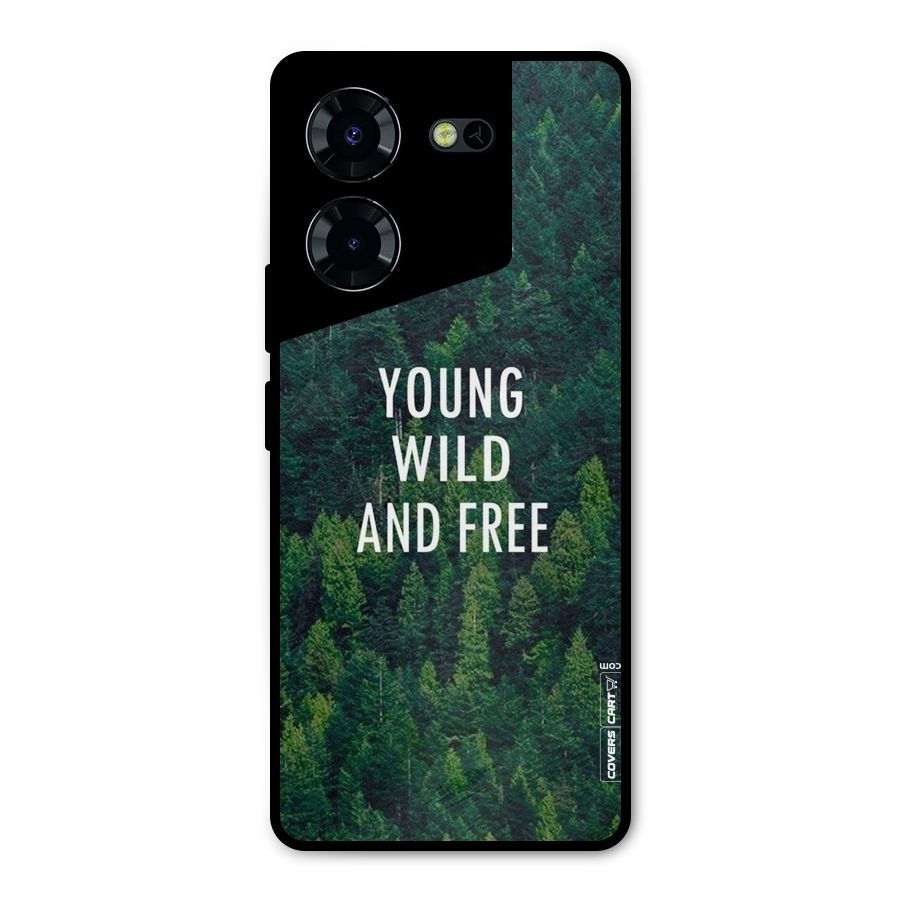 Forest Wanderlust Metal Back Case for Tecno Pova 5 Pro 5G