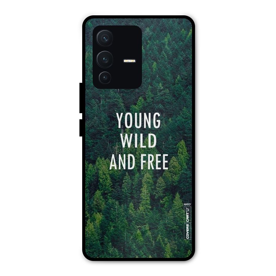 Forest Wanderlust Metal Back Case for Vivo V23 Pro
