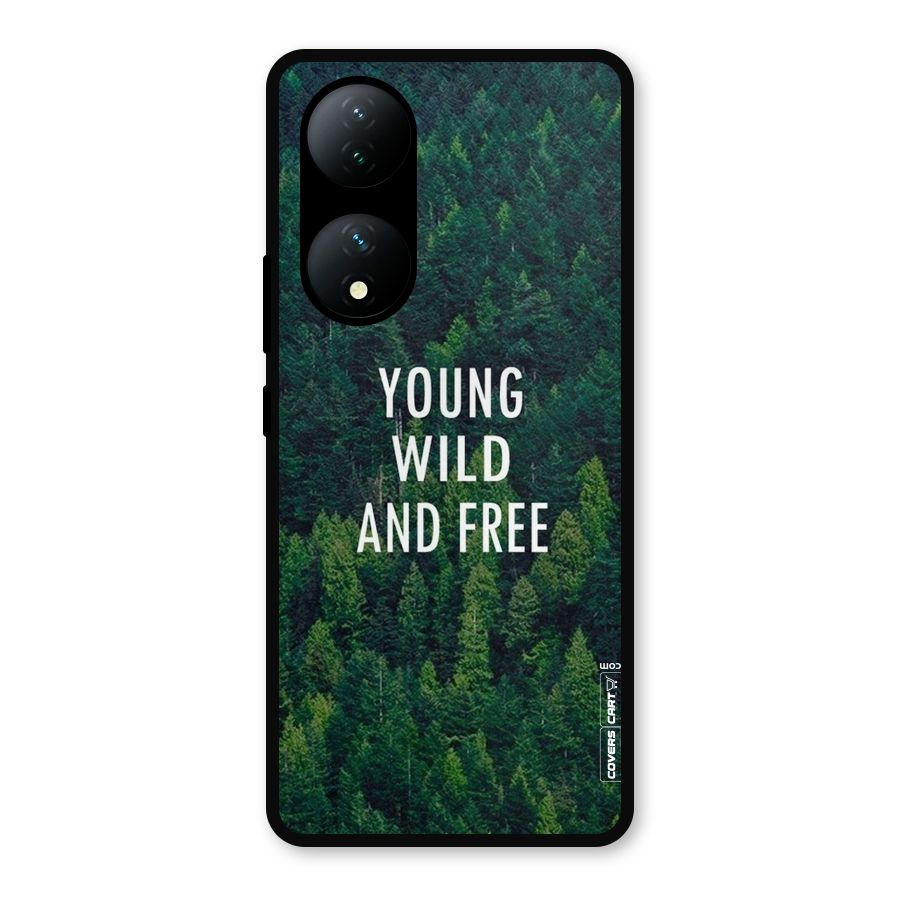 Forest Wanderlust Metal Back Case for Vivo Y100a