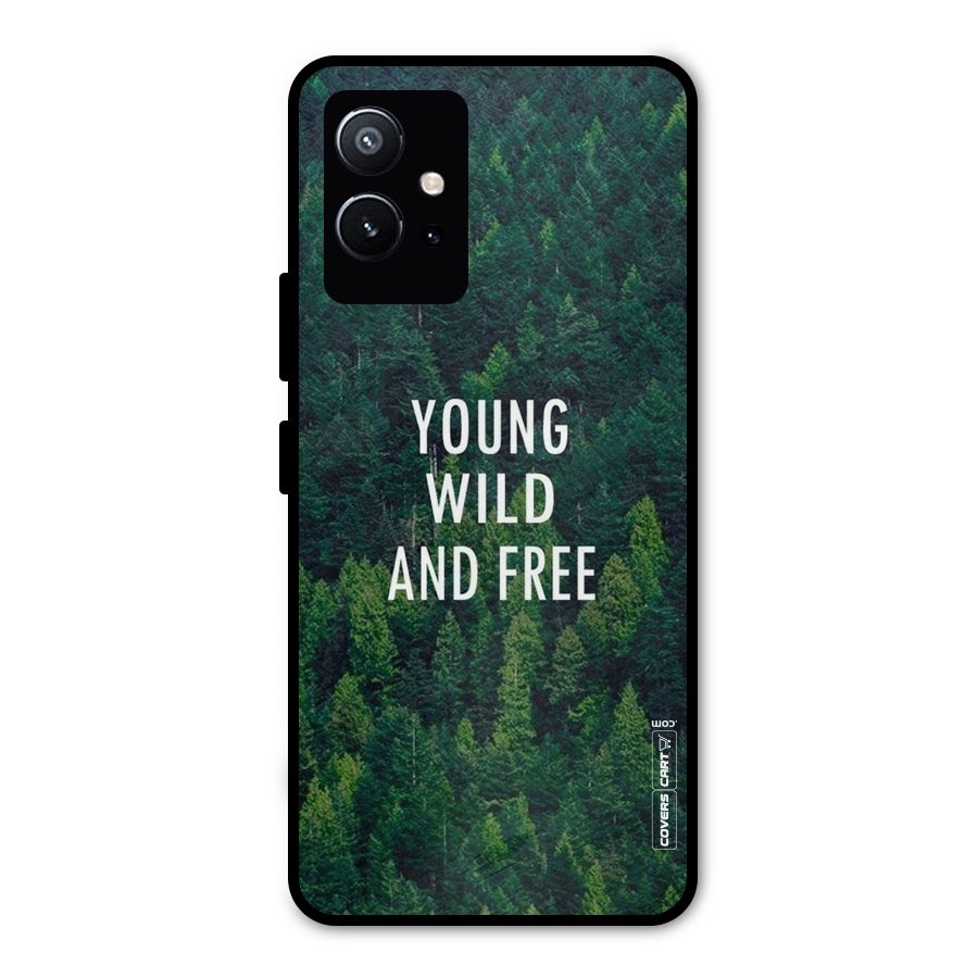 Forest Wanderlust Metal Back Case for Vivo Y75 5G