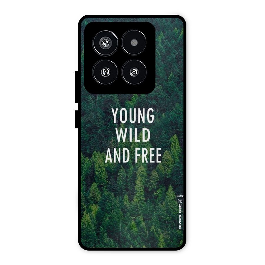 Forest Wanderlust Metal Back Case for Xiaomi 14 Pro