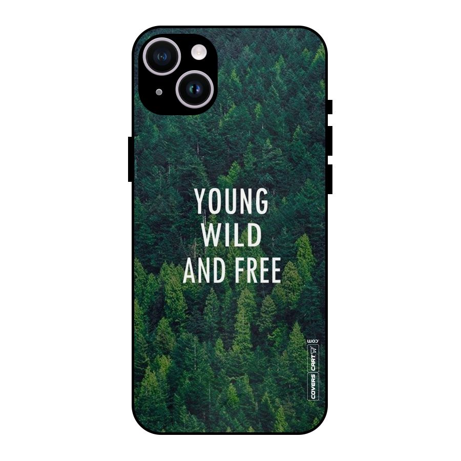 Forest Wanderlust Metal Back Case for iPhone 14 Plus