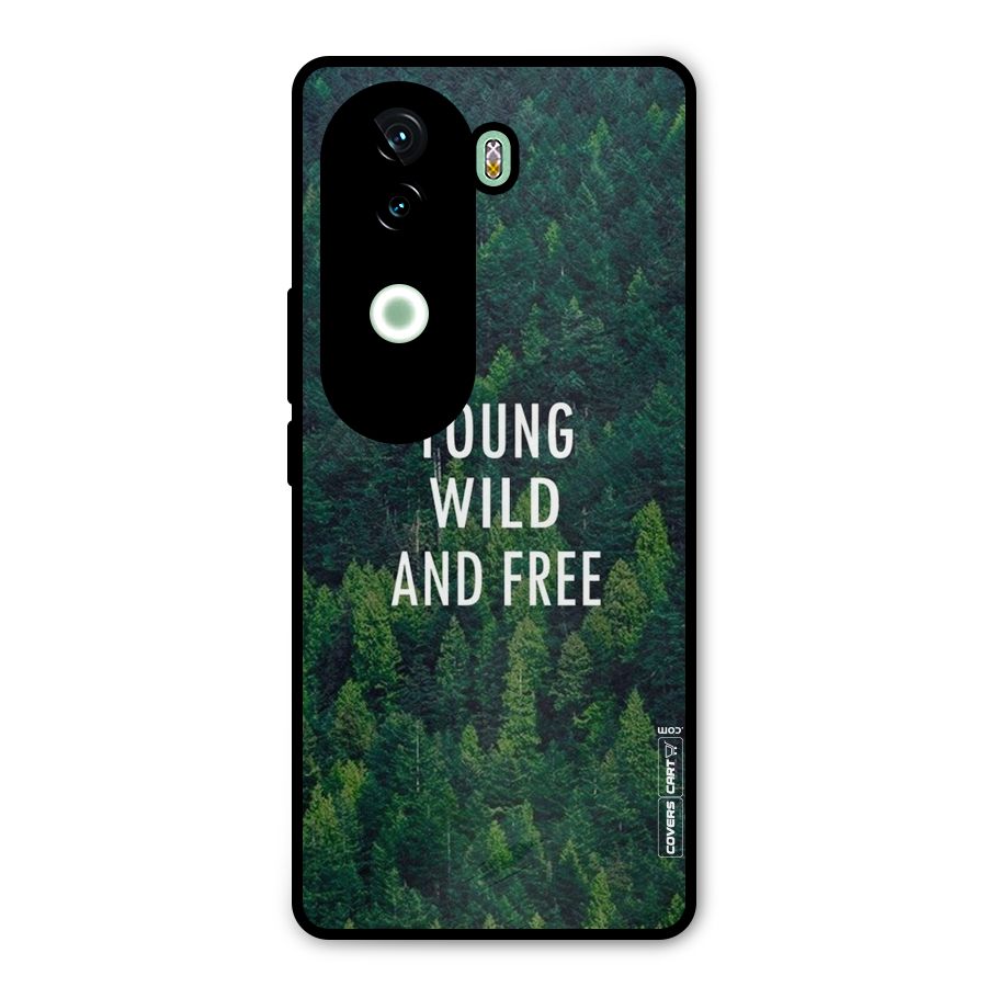 Forest Wanderlust Metal Back Case for iQOO Z9s