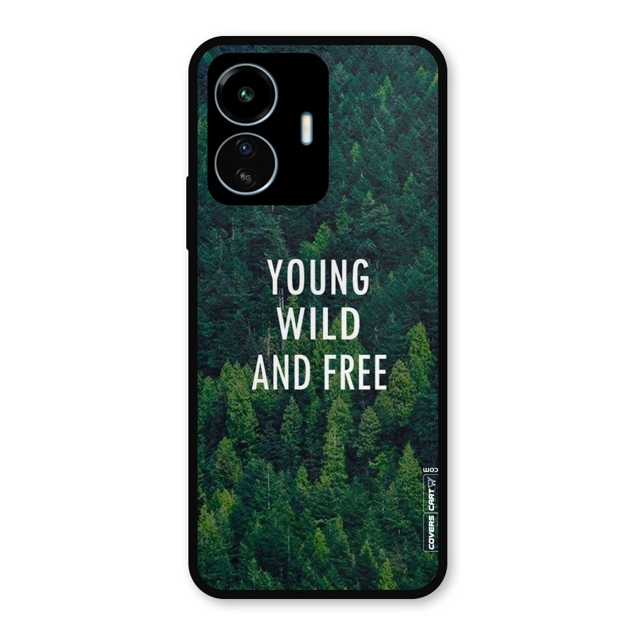 Forest Wanderlust Metal Back Case for vivo iQOO Z6 Lite 5G