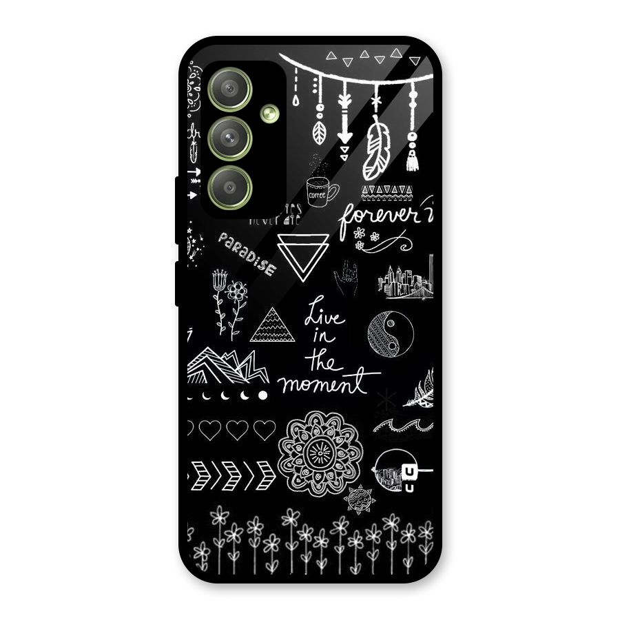 Forever Moment Glass Back Case for Galaxy A54