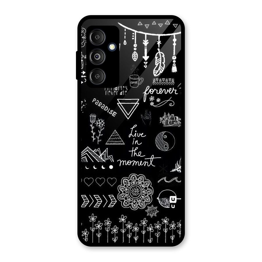 Forever Moment Glass Back Case for Galaxy M14 5G