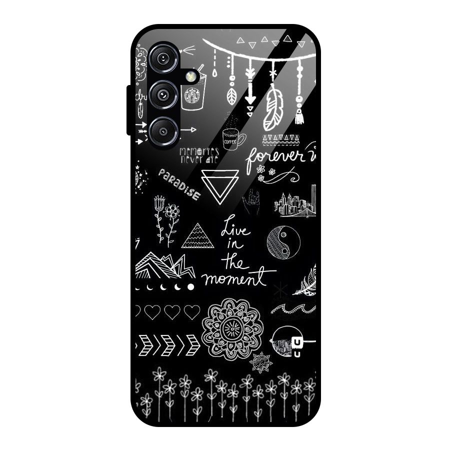 Forever Moment Glass Back Case for Galaxy M34 5G