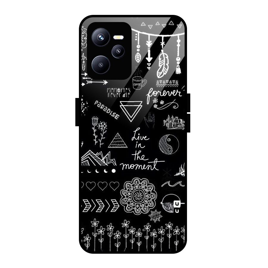 Forever Moment Glass Back Case for Realme C35