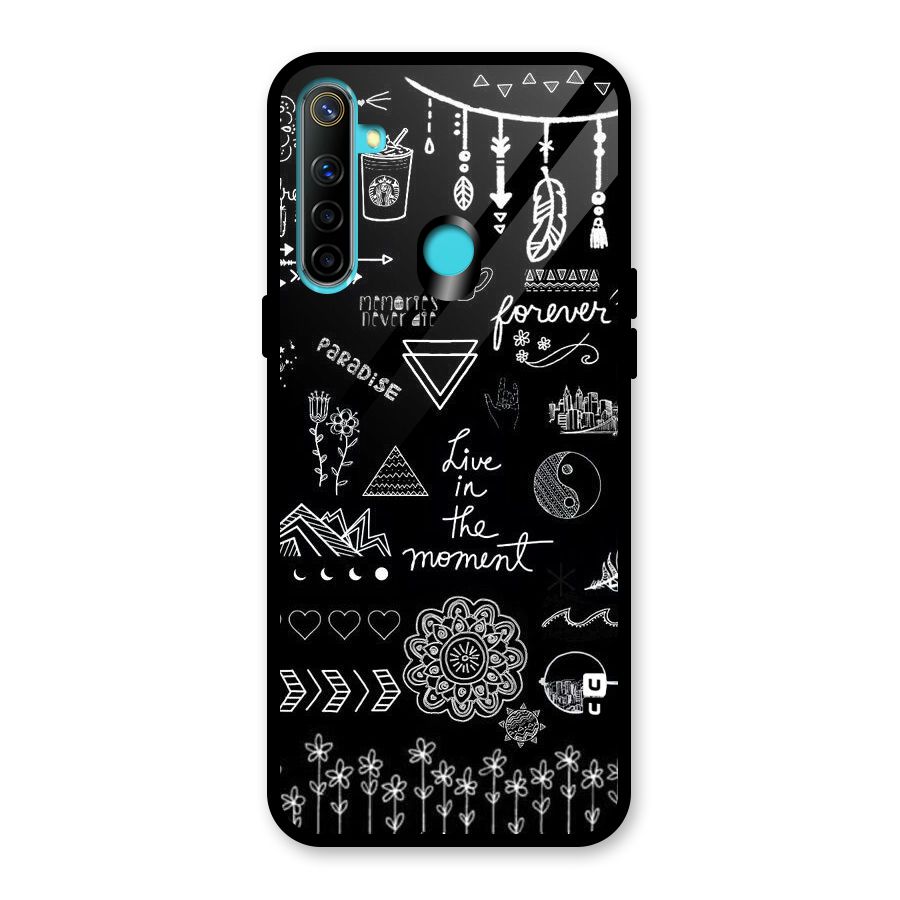 Forever Moment Glass Back Case for Realme Narzo 10