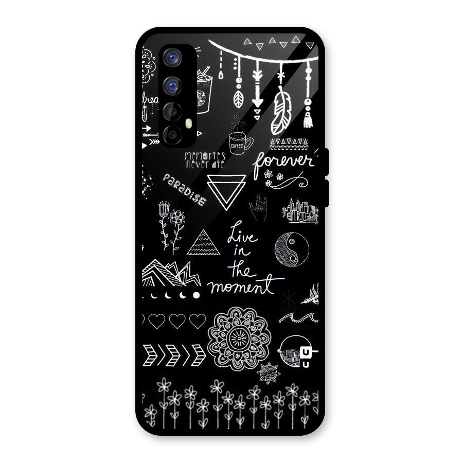 Forever Moment Glass Back Case for Realme Narzo 20 Pro