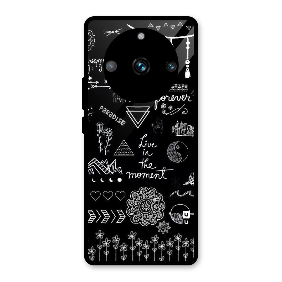 Forever Moment Glass Back Case for Realme Narzo 60 Pro
