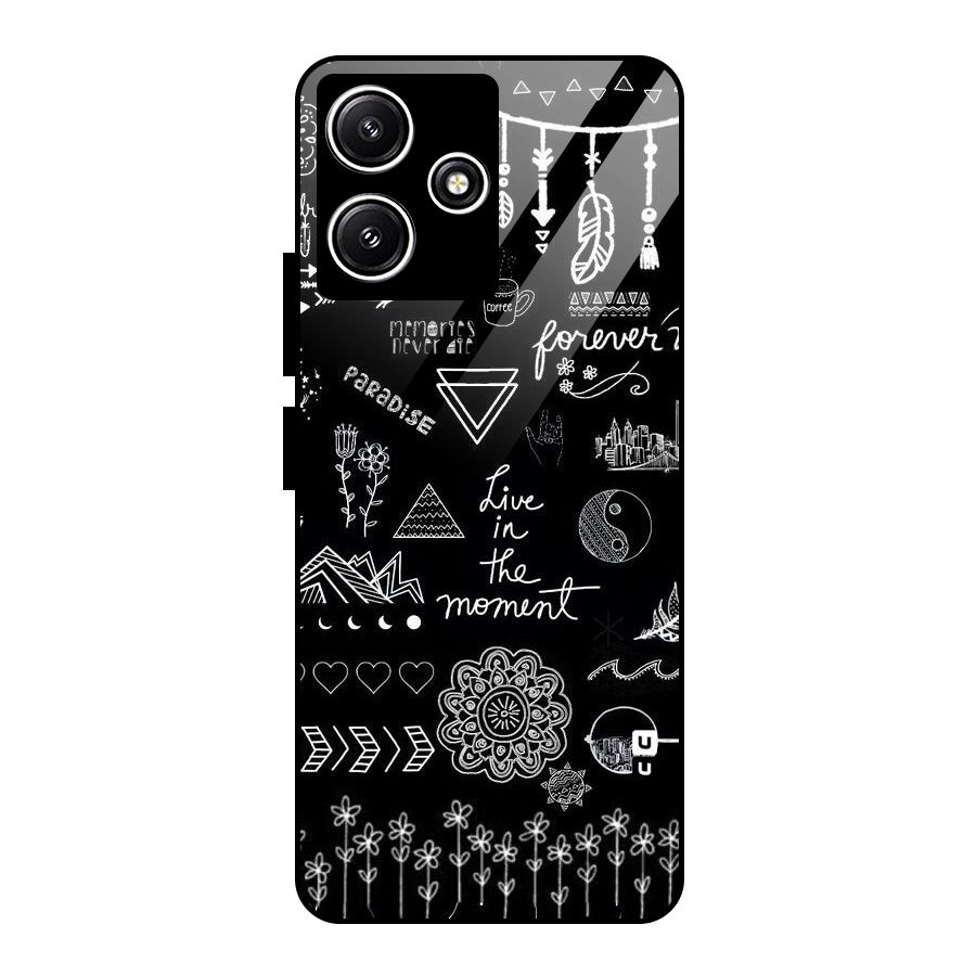 Forever Moment Glass Back Case for Redmi 12 5G